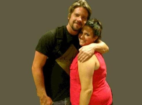 Hang Knighton with her former husband, Zachary Knighton. Source: Pinterest