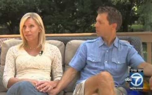 Jacqui and her husband are talking about battling cancer Source: YouTube
