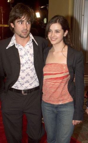 James Padraig Farrell father Colin Farrell with Amelia Warner. Source: Pinterest