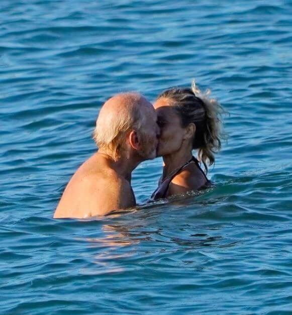 Joanna Haythorn's ex-husband, Charles Dance with his girlfriend, Alessandra Masi. Source: dailymail.co.uk