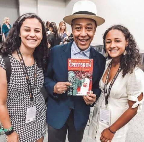 Kale Lyn Esposito father Giancarlo Esposito and sisters in Comic-Con International. Source: Instagram