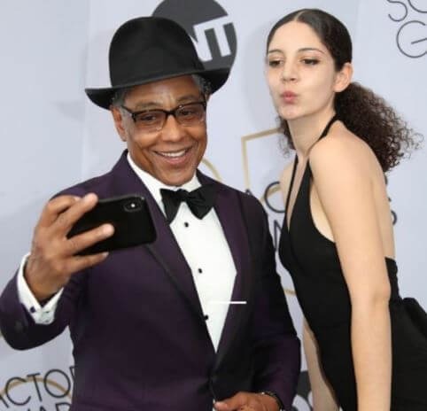 Kale Lyn Esposito with her father Giancarlo Esposito. Source: Instagram