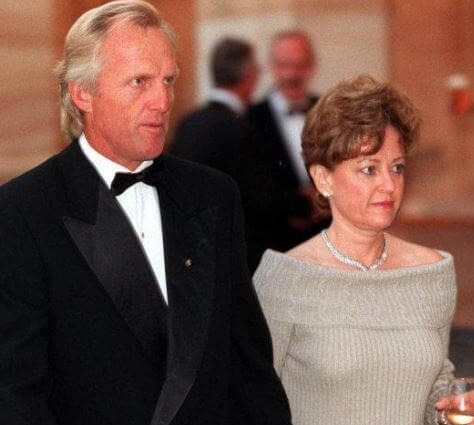 Laura Andrassy and Greg Norman at an event Source: richathletes