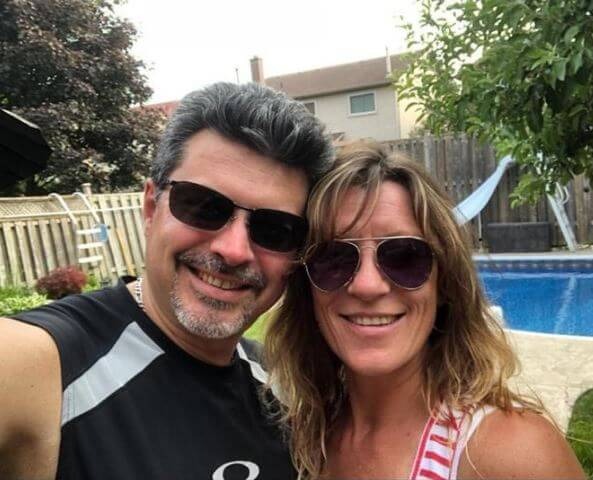 Manuel Mendes with his partner, Karen Rayment. Source: Instagram