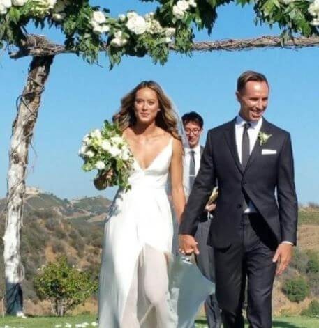 Matteo Joel Nash father Steve Nash Wedding with his second wife Lilla. Source: Instagramq