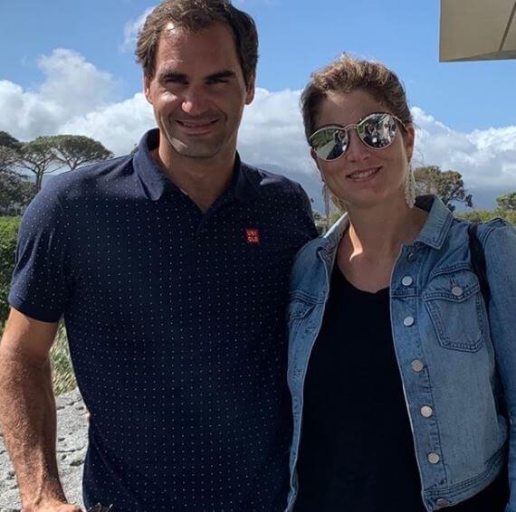 Myla Rose Federer's parents, Roger Federer and Mirka Federer. Source: Instagram