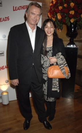 Noriko Watanabe with her ex-husband, Sam Neill. Image Source: dailymail.co.uk