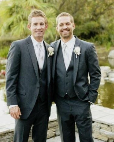 Paul Walker at his brother wedding. Source: Pinterest