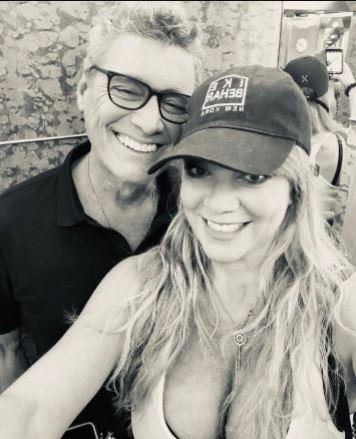 Paulette Miltimore's ex-husband Steven Bauer with his fiance Jennifer Brenon. Source: Instagram