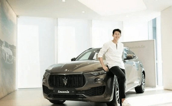 Son Woong-jung Son With His Maserati Source: The Sun
