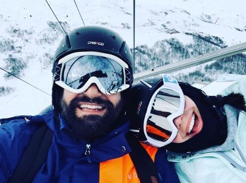 Talitha Stone with her husband, Kavyan Novak. Source: Instagram