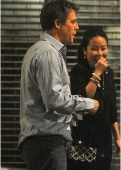 Tinglan Hong with her then-boyfriend Hugh Grant Source: Pinterest