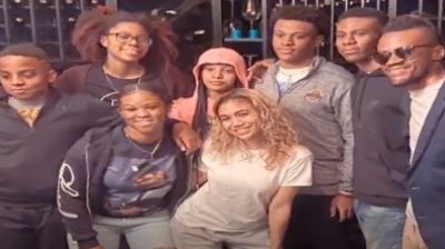 Xavier Simmons with his siblings. Source: YouTube