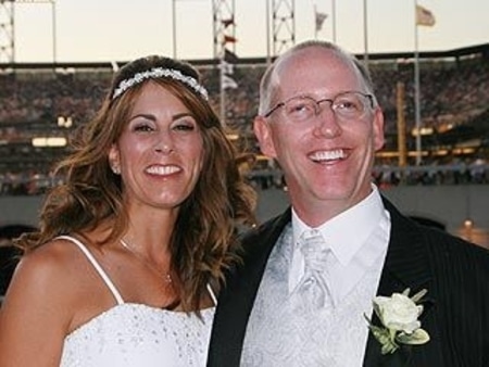 Scott Adams with his former wife Shelly 