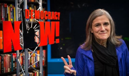 Democracy Now! host Amy Goodman was born on April 13, 1957