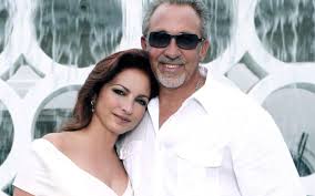 Emilio Estefan with his wife Gloria Estefan