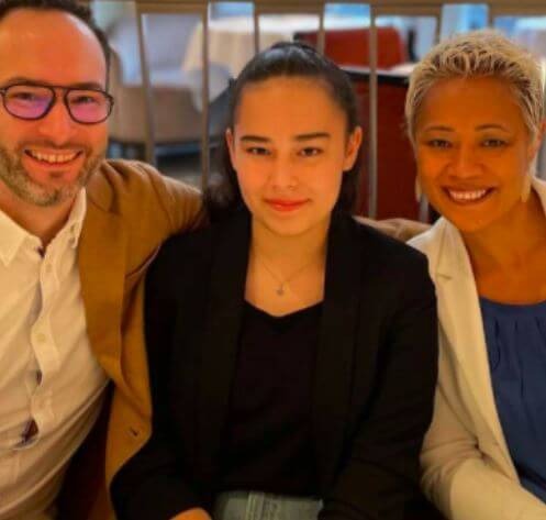 David Galetti and Monica Galette with daughter Anais on her 14th birthday. Source: Instagram