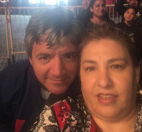 Leonel del Castillo with his wife, Adriana Aguero. Source: Instagram