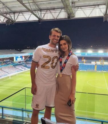 Patrick Bamford with his current girlfriend, Michaela Ireland. Source: Instagram
