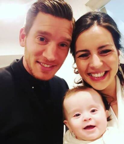 Sophie de Vries with her husband Jan Vertonghen and child. Source: Instagram