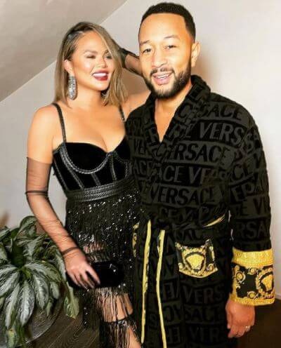 Vaughn Anthony Stephens's brother John Legend with his wife Chrissy Teigen. Source: Instagram