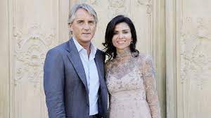 Silvia Fortini with her husband Roberto Mancini ( Photo: Virgilio sport)
