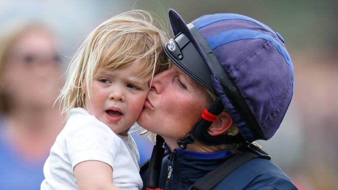 Zara with daughter Mia