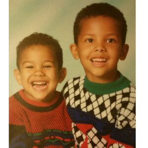 Cory and his brother at young age.