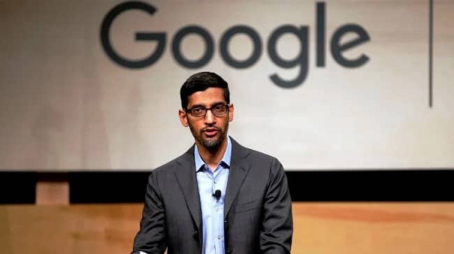 Kavya Pichai' father Sundar Pichai