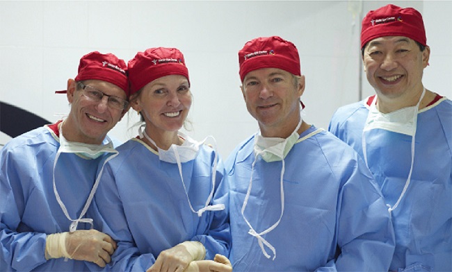 Rand with Surgery team