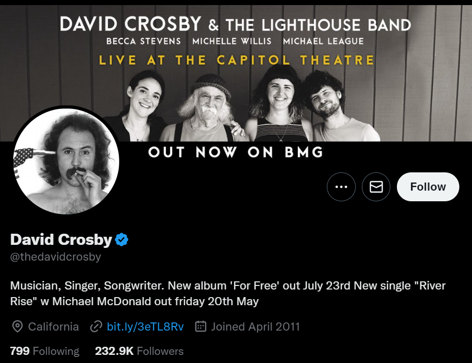 David Crosby Death Cause