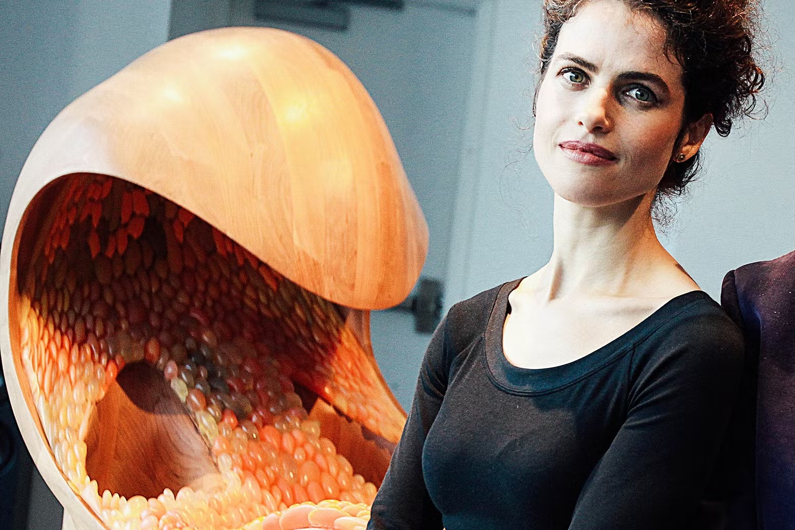 Neri Oxman designed a most unique and extra luxurious chair.