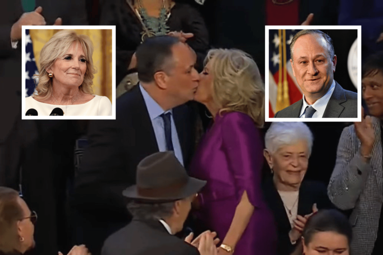 Jill Biden Kisses