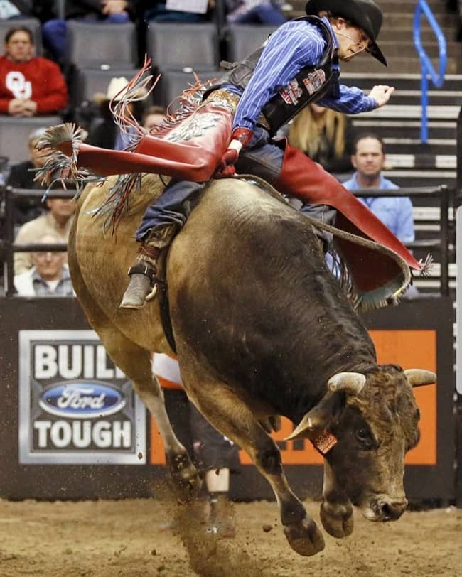 Mason Lowe's Bull Riding Competition