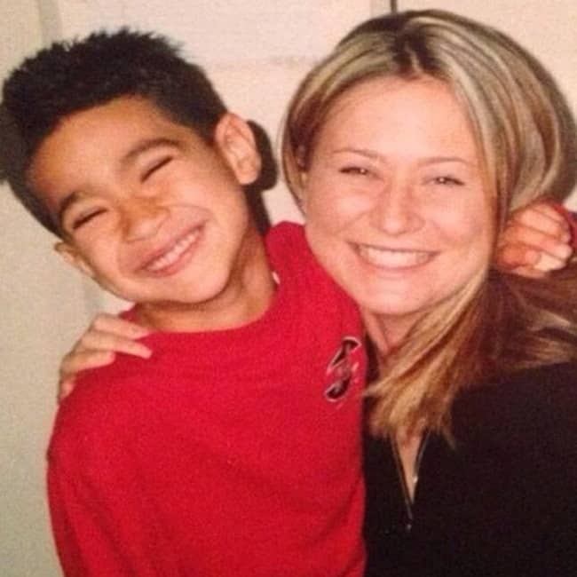 Ronnie Banks' Mother in Childhood Age