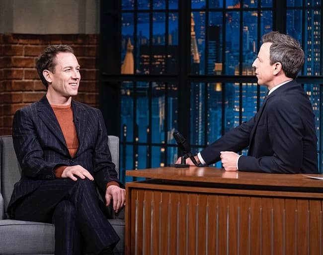 Axel's Father Seth Meyers Interviewing