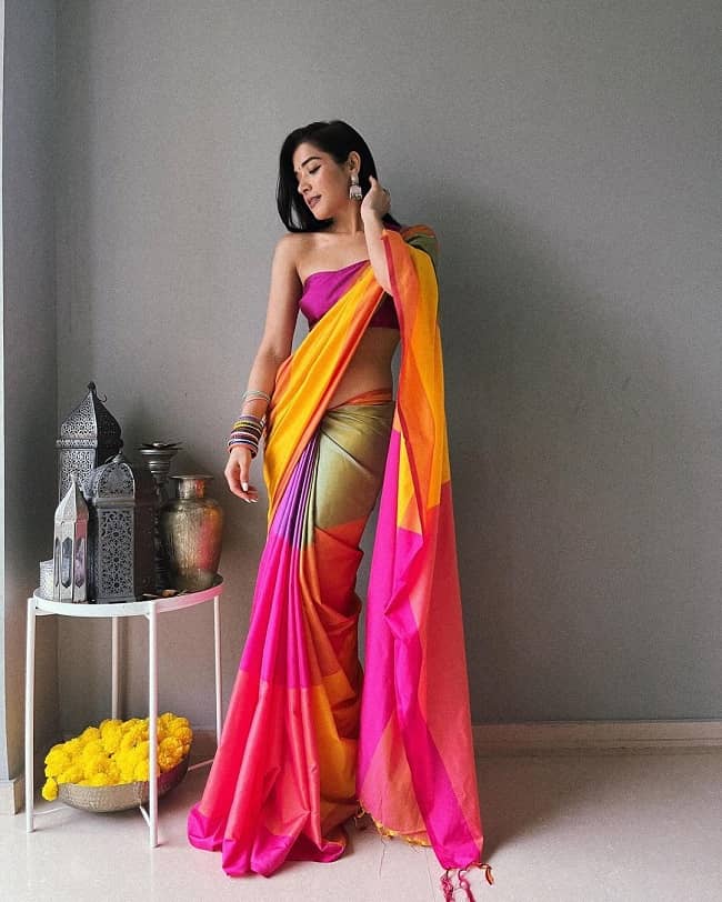 Sukhmani Wearing Sari