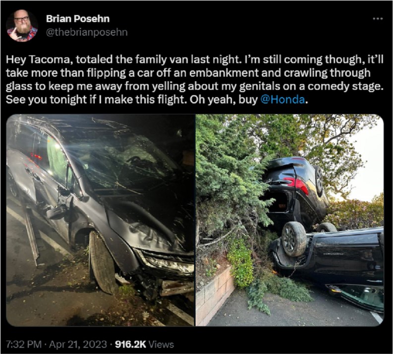 Brian Pehn's Car Accident
