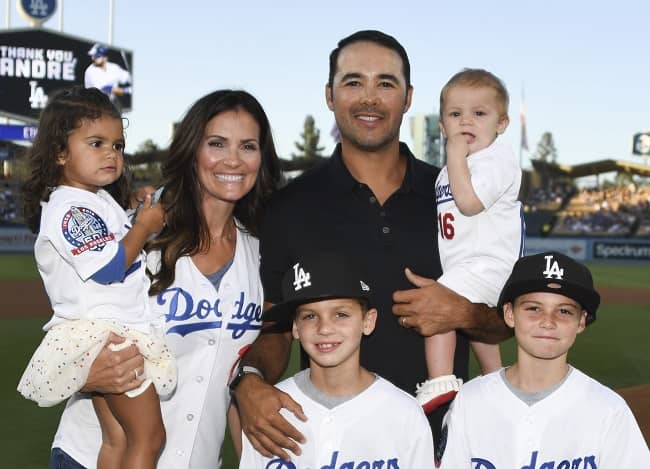 Andre Ethier's Wife and Family Photo