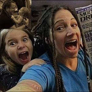 Barry Kerch's wife and daughter