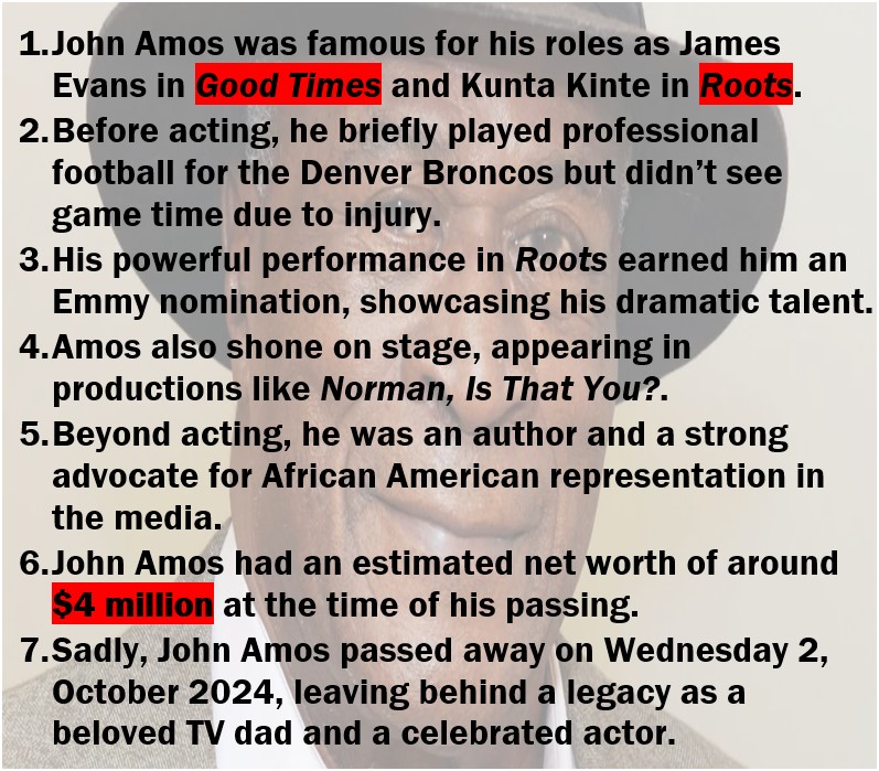 john amos facts