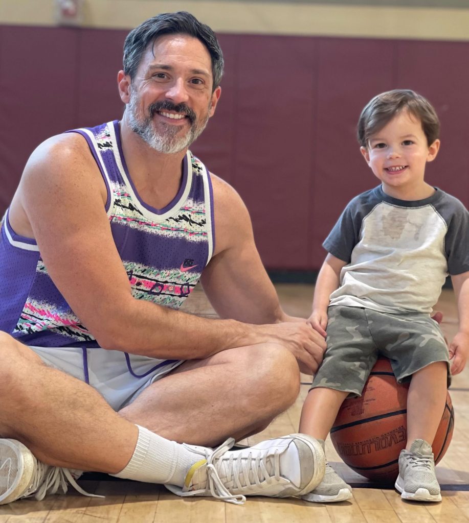 Steve kazee with son